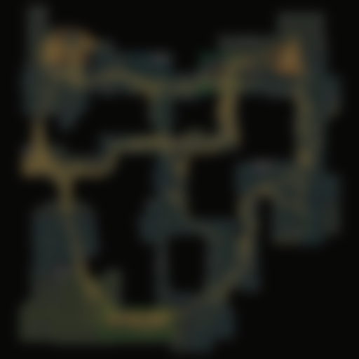 Bruh positioning heatmap on Dust2