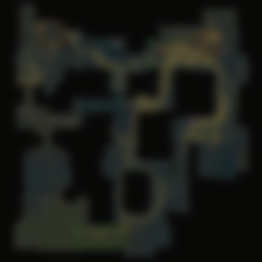 Zyyral positioning heatmap on Dust2