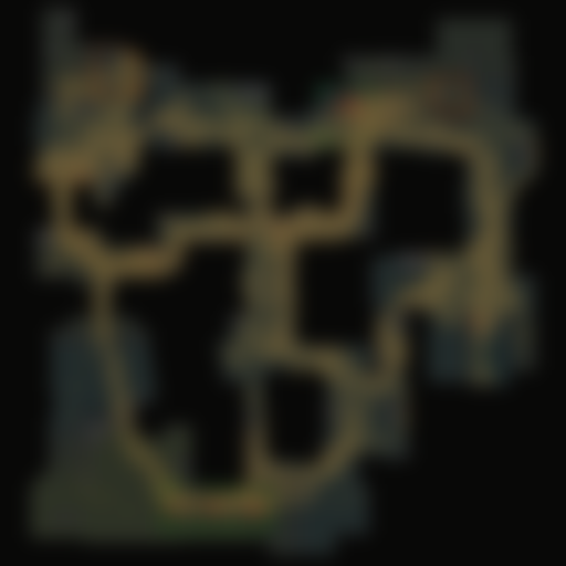 glint positioning heatmap on Dust2