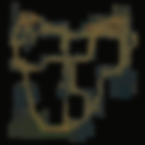 Static_ positioning heatmap on Dust2